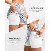 imageG Gradual Womens Golf Skirts Skort 4 Side Pockets High Waisted Stretchy Tennis Skirt with Short Athletic CasualAbstractfloral