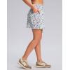 imageG Gradual Womens Golf Skirts Skort 4 Side Pockets High Waisted Stretchy Tennis Skirt with Short Athletic CasualAbstractfloral