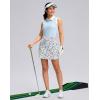 imageG Gradual Womens Golf Skirts Skort 4 Side Pockets High Waisted Stretchy Tennis Skirt with Short Athletic CasualAbstractfloral