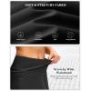 imageG Gradual Womens Golf Skirts Skort 4 Side Pockets High Waisted Stretchy Tennis Skirt with Short Athletic CasualBlack