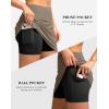imageG Gradual Womens Golf Skirts Skort 4 Side Pockets High Waisted Stretchy Tennis Skirt with Short Athletic CasualNomad