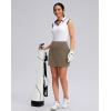 imageG Gradual Womens Golf Skirts Skort 4 Side Pockets High Waisted Stretchy Tennis Skirt with Short Athletic CasualNomad