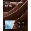 imageG Gradual Womens Hiking Shorts 2 Zipper Pockets Quick Dry Lightweight 9 Bermuda Cargo Shorts Water Resistant Athletic WalkChestnut Brown
