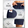 imageG Gradual Womens Hiking Shorts 2 Zipper Pockets Quick Dry Lightweight 9 Bermuda Cargo Shorts Water Resistant Athletic WalkDark Navy