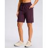 imageG Gradual Womens Hiking Shorts 2 Zipper Pockets Quick Dry Lightweight 9 Bermuda Cargo Shorts Water Resistant Athletic WalkDark Wine