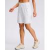 imageG Gradual Womens Hiking Shorts 2 Zipper Pockets Quick Dry Lightweight 9 Bermuda Cargo Shorts Water Resistant Athletic WalkWhite