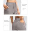 imageG Gradual Womens Petite Pants Ankle 78 Golf Pants 3 Pockets Stretchy Travel Pants Inner Drawstring for Work Business CasualDusty Grey
