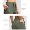 imageG Gradual Womens Petite Pants Ankle 78 Golf Pants 3 Pockets Stretchy Travel Pants Inner Drawstring for Work Business CasualGrey Sage