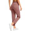 imageG Gradual Womens Petite Pants Ankle 78 Golf Pants 3 Pockets Stretchy Travel Pants Inner Drawstring for Work Business CasualMauve Pink