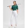 imageG Gradual Womens Petite Pants Ankle 78 Golf Pants 3 Pockets Stretchy Travel Pants Inner Drawstring for Work Business CasualWhite