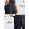 imageMens Casual Shorts 9 Lightweight Golf Shorts for Men Stretch with 3 Pockets Quick Dry Breathable Work ShortsBlack Camo B2XL