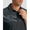 imageMens Golf Shirts Dry Fit Moisture Wicking Performance Short Sleeve Collared Polo Shirts for Casual Athletic BusinessBlack Galaxy