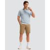 imageMens Golf Shorts 7 9 11 Inseam with 5 Pockets Lightweight Stretch Quick Dry Casual Dress Hybrid Short for MenDark Khaki