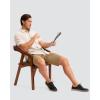 imageMens Golf Shorts 7 9 11 Inseam with 5 Pockets Lightweight Stretch Quick Dry Casual Dress Hybrid Short for MenDark Khaki