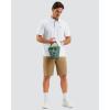 imageMens Golf Shorts 7 9 11 Inseam with 5 Pockets Lightweight Stretch Quick Dry Casual Dress Hybrid Short for MenDark Khaki