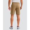 imageMens Golf Shorts 7 9 11 Inseam with 5 Pockets Lightweight Stretch Quick Dry Casual Dress Hybrid Short for MenDark Khaki