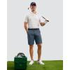imageMens Golf Shorts 7 9 11 Inseam with 5 Pockets Lightweight Stretch Quick Dry Casual Dress Hybrid Short for MenGrey Blue