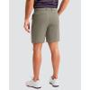 imageMens Golf Shorts 7 9 11 Inseam with 5 Pockets Lightweight Stretch Quick Dry Casual Dress Hybrid Short for MenGrey Blue