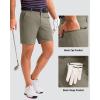 imageMens Golf Shorts 7 9 11 Inseam with 5 Pockets Lightweight Stretch Quick Dry Casual Dress Hybrid Short for MenGrey Blue