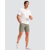 imageMens Golf Shorts 7 9 11 Inseam with 5 Pockets Lightweight Stretch Quick Dry Casual Dress Hybrid Short for MenGrey Blue