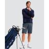 imageMens Golf Shorts 7 9 11 Inseam with 5 Pockets Lightweight Stretch Quick Dry Casual Dress Hybrid Short for MenGrey Blue