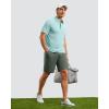 imageMens Golf Shorts 7 9 11 Inseam with 5 Pockets Lightweight Stretch Quick Dry Casual Dress Hybrid Short for MenGrey Sage