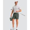 imageMens Golf Shorts 7 9 11 Inseam with 5 Pockets Lightweight Stretch Quick Dry Casual Dress Hybrid Short for MenGrey Sage