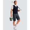 imageMens Golf Shorts 7 9 11 Inseam with 5 Pockets Lightweight Stretch Quick Dry Casual Dress Hybrid Short for MenIron Grey