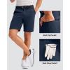 imageMens Golf Shorts 7 9 11 Inseam with 5 Pockets Lightweight Stretch Quick Dry Casual Dress Hybrid Short for MenNavy