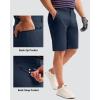 imageMens Golf Shorts 7 9 11 Inseam with 5 Pockets Lightweight Stretch Quick Dry Casual Dress Hybrid Short for MenNavy