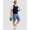 imageMens Golf Shorts 7 9 11 Inseam with 5 Pockets Lightweight Stretch Quick Dry Casual Dress Hybrid Short for MenSlate Blue