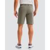 imageMens Golf Shorts 7 9 11 Inseam with 5 Pockets Lightweight Stretch Quick Dry Casual Dress Hybrid Short for MenStone Grey
