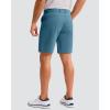 imageMens Golf Shorts 7 9 11 Inseam with 5 Pockets Lightweight Stretch Quick Dry Casual Dress Hybrid Short for MenVivid Blue