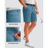 imageMens Golf Shorts 7 9 11 Inseam with 5 Pockets Lightweight Stretch Quick Dry Casual Dress Hybrid Short for MenVivid Blue