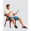 imageMens Golf Shorts 7 9 11 Inseam with 5 Pockets Lightweight Stretch Quick Dry Casual Dress Hybrid Short for MenVivid Blue