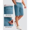 imageMens Golf Shorts 7 9 11 Inseam with 5 Pockets Lightweight Stretch Quick Dry Casual Dress Hybrid Short for MenVivid Blue