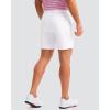 imageMens Golf Shorts 7 9 11 Inseam with 5 Pockets Lightweight Stretch Quick Dry Casual Dress Hybrid Short for MenWhite