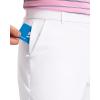 imageMens Golf Shorts 7 9 11 Inseam with 5 Pockets Lightweight Stretch Quick Dry Casual Dress Hybrid Short for MenWhite
