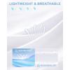 imageMens Golf Shorts 7 9 11 Inseam with 5 Pockets Lightweight Stretch Quick Dry Casual Dress Hybrid Short for MenWhite