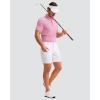 imageMens Golf Shorts 7 9 11 Inseam with 5 Pockets Lightweight Stretch Quick Dry Casual Dress Hybrid Short for MenWhite