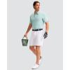 imageMens Golf Shorts 7 9 11 Inseam with 5 Pockets Lightweight Stretch Quick Dry Casual Dress Hybrid Short for MenWhite