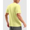 imageMens Workout Breathable Grid TShirts Dry Fit UPF 50 Sun Shirts Lightweight Cooling Tee for Athletic Running HikingBeige
