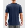 imageMens Workout Breathable Grid TShirts Dry Fit UPF 50 Sun Shirts Lightweight Cooling Tee for Athletic Running HikingIndigo Navy