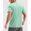 imageMens Workout Breathable Grid TShirts Dry Fit UPF 50 Sun Shirts Lightweight Cooling Tee for Athletic Running HikingLight Pea Green