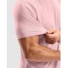 imageMens Workout Breathable Grid TShirts Dry Fit UPF 50 Sun Shirts Lightweight Cooling Tee for Athletic Running HikingLight Pink