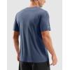 imageMens Workout Breathable Grid TShirts Dry Fit UPF 50 Sun Shirts Lightweight Cooling Tee for Athletic Running HikingNavy