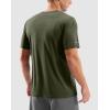 imageMens Workout Breathable Grid TShirts Dry Fit UPF 50 Sun Shirts Lightweight Cooling Tee for Athletic Running HikingOlive