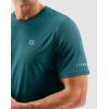 imageMens Workout Breathable Grid TShirts Dry Fit UPF 50 Sun Shirts Lightweight Cooling Tee for Athletic Running HikingPeacock Green
