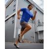 imageMens Workout Breathable Grid TShirts Dry Fit UPF 50 Sun Shirts Lightweight Cooling Tee for Athletic Running HikingSapphire Blue