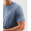 imageMens Workout Breathable Grid TShirts Dry Fit UPF 50 Sun Shirts Lightweight Cooling Tee for Athletic Running HikingSlate Blue